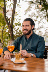 Oxfordhemd "Milano" petrolgrün