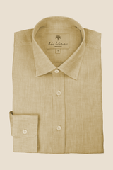 Leinenhemd "Portofino" beige