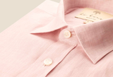 Leinenhemd "Portofino" rosa