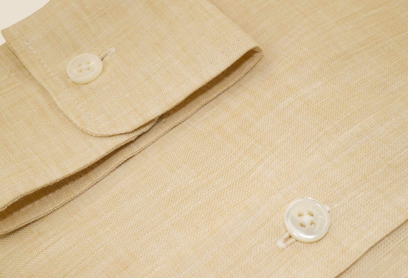 Leinenhemd "Portofino" beige
